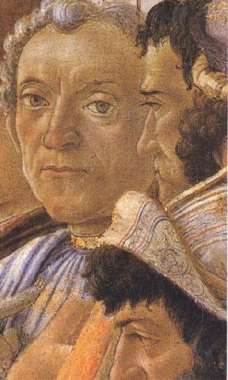 Sandro Botticelli White-haired man in group at right Sweden oil painting art